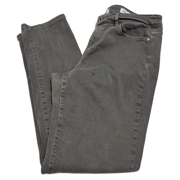 J. Jill Denim Boyfriend Straight Leg Ankle Jeans Size 12 - Picture 7 of 7